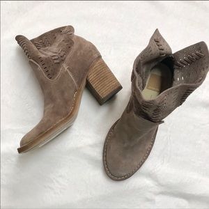 Dolce vita suede booties